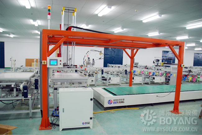 太陽(yáng)能光伏組件生產(chǎn)線-固化自動(dòng)上料單元