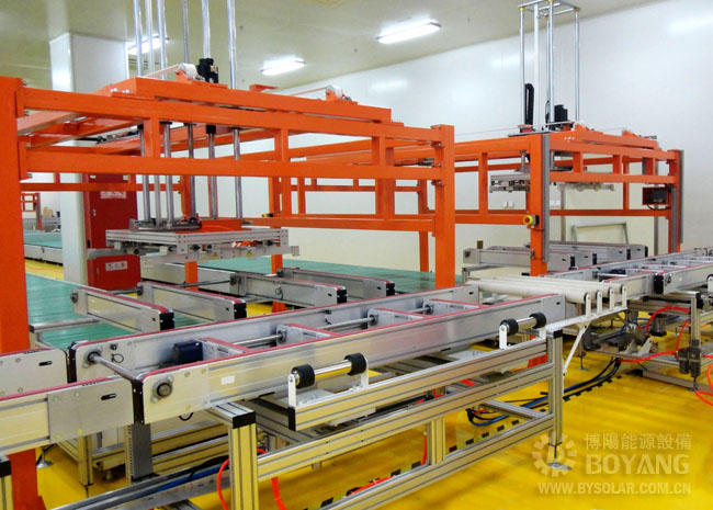 太陽能生產線-自動下料移栽生產線