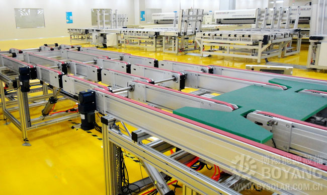 太陽(yáng)能生產(chǎn)線-人工修邊生產(chǎn)線