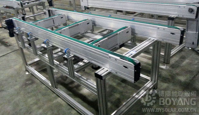 太陽能組件生產線-90度換向輸送機